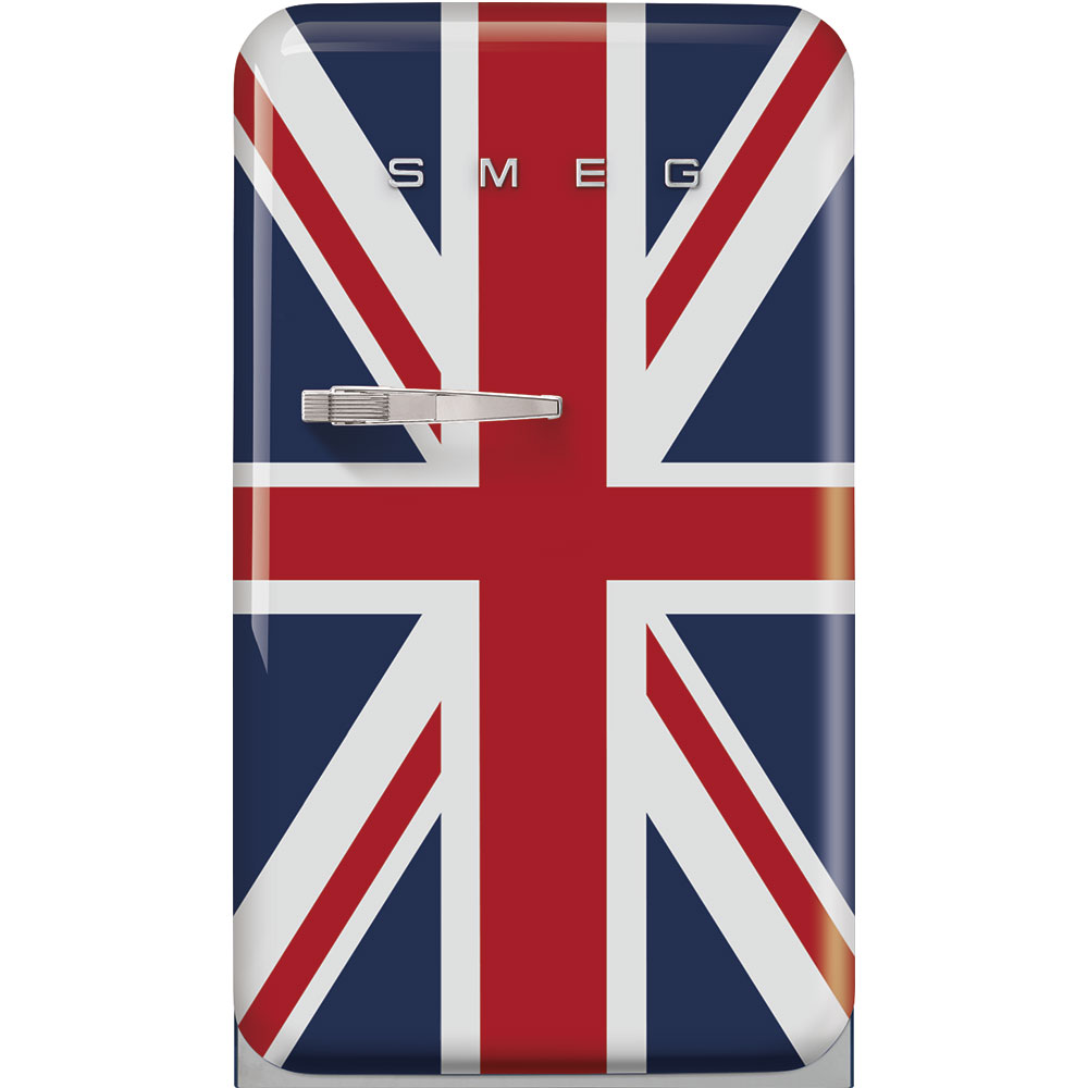 Bild von Smeg FAB10RDUJ5 Kühlschrank 50's RETRO STYLE UNION JACK freistehend Rechts