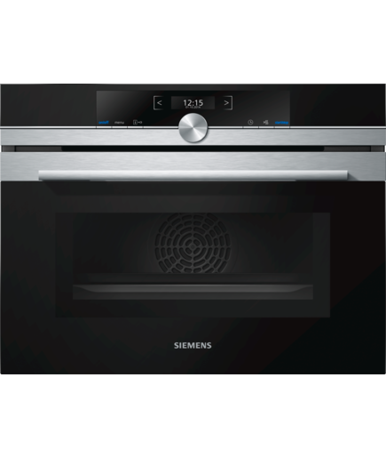 Bild von Siemens CM633GBS1 iQ700 Einbau-Kompaktbackofen mit Mikrowellenfunktion 60 x 45 cm Edelstahl