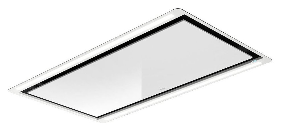 Bild von ELICA PRF0146248 HILIGHT GLASS NO MOTOR WH/A/100 Deckenlüfter Weisses Glas + weisser Rahmen