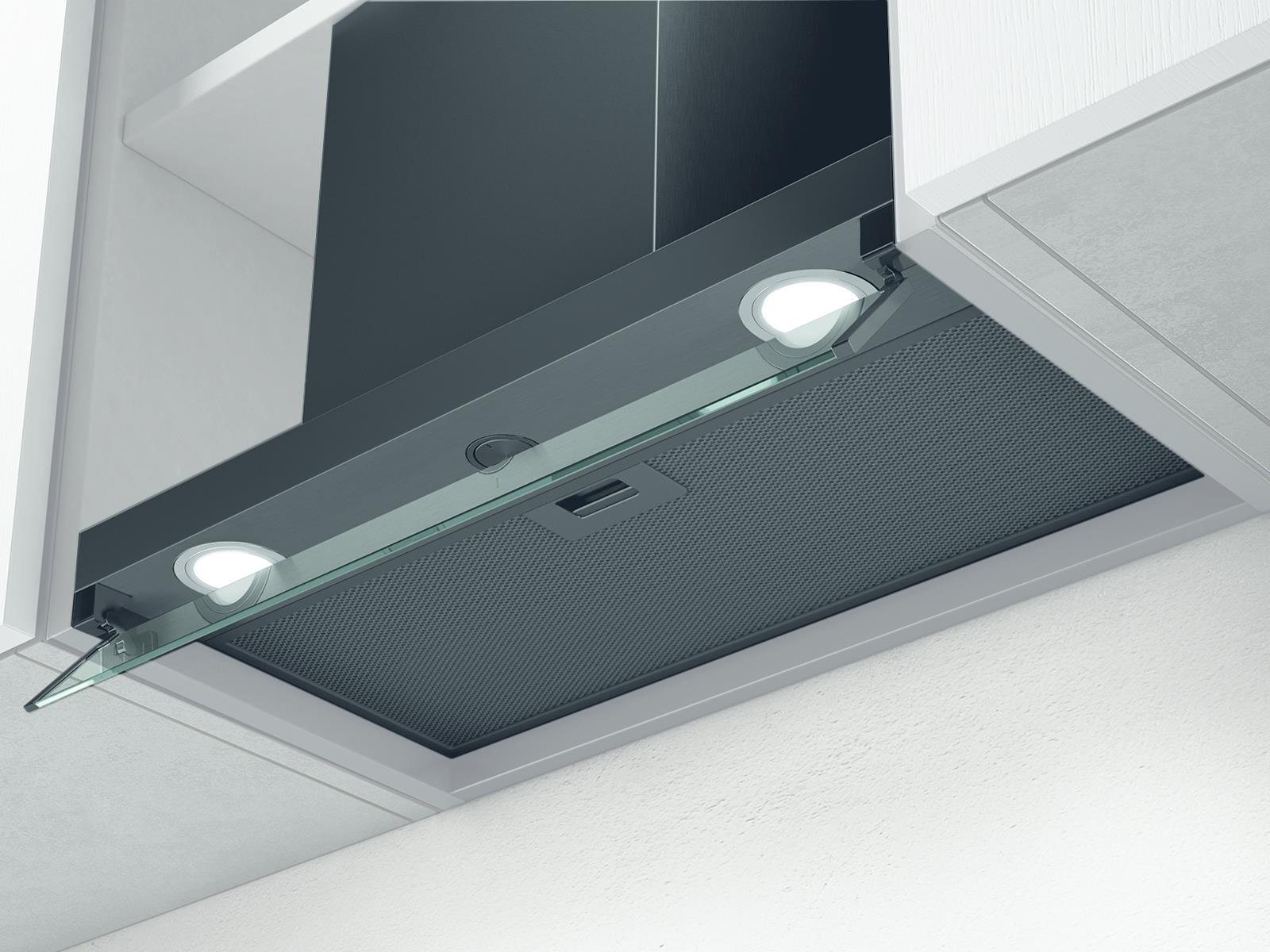 Bild von ELICA PRF0172166 BOXIN LX/BL MAT/A/60 Huttenlüfter Edelstahl, schwarzer Soft-Touch-Effekt