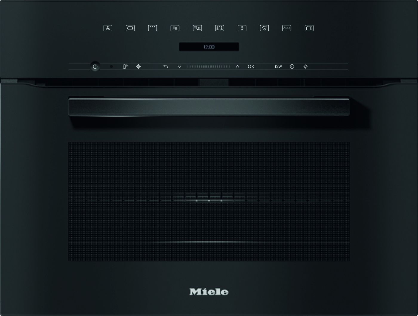 Bild von MIELE H 7240-60 BM SW Kompakt-Backofen mit Mikrowelle, 11110970