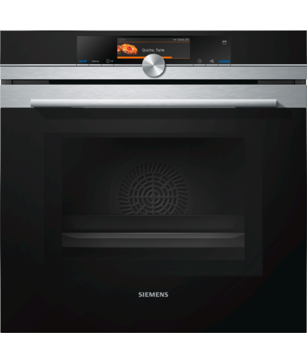 Bild von Siemens HN678G4S6 iQ700 Einbau-Backofen mit Mikrowellen- und Dampffunktion 60 x 60 cm Edelstahl