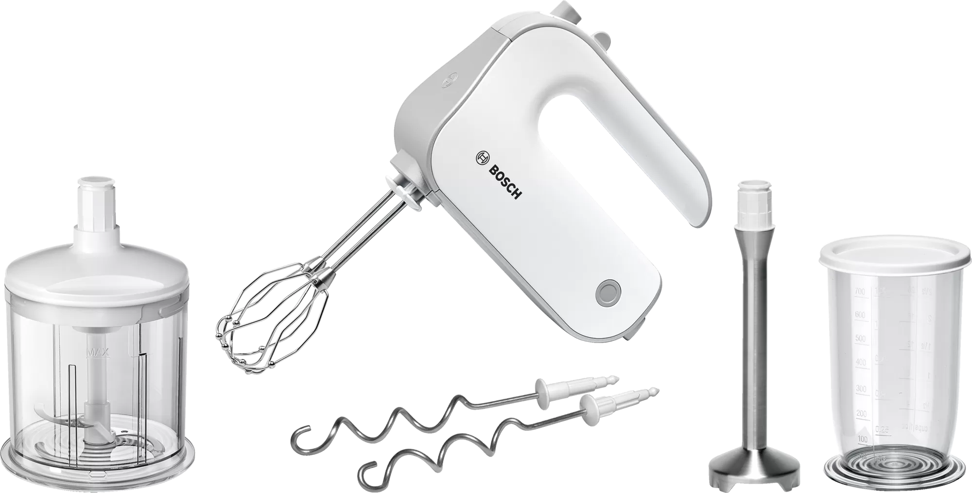 Bild von Bosch MFQ4080 Handrührer Styline 500 W Weiss silber