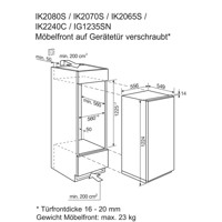 Bild von Electrolux IK2065SR Kühlschrank Einbau 122.4 cm, 933033334