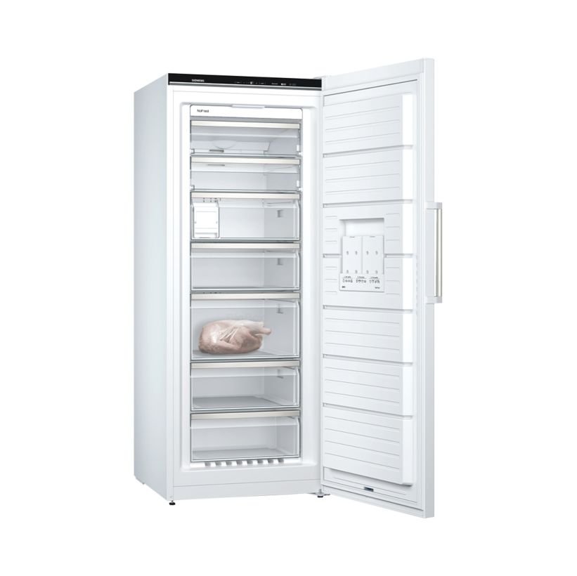 Bild von Siemens GS54NAWCV iQ500 Freistehender Gefrierschrank 176 x 70 cm Weiss