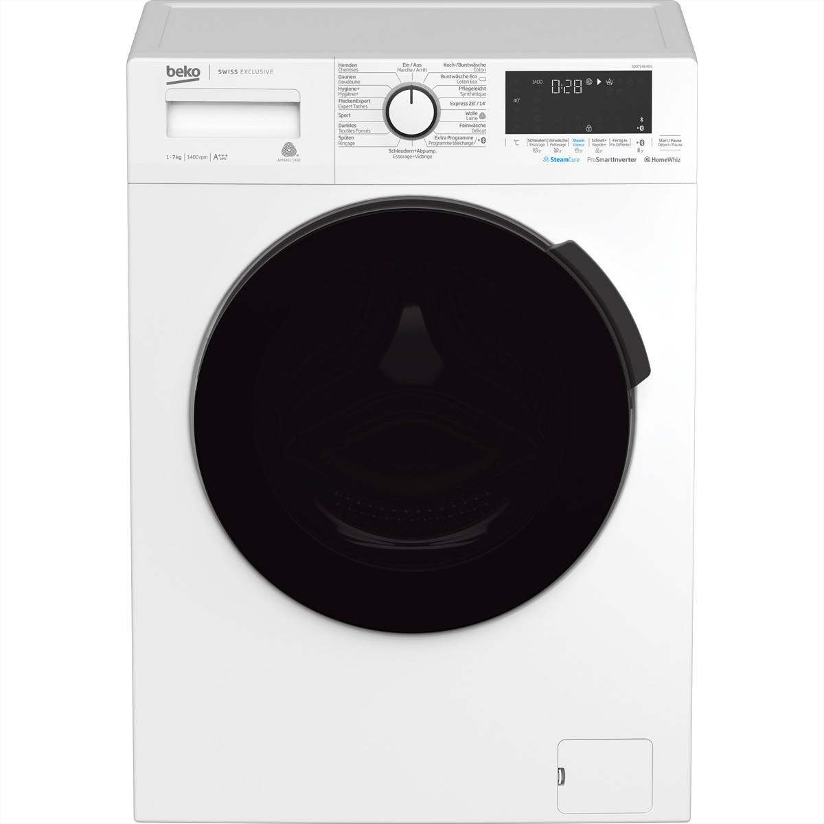 Bild von Beko 50071464CH1 Waschmaschine SteamCure 7kg 