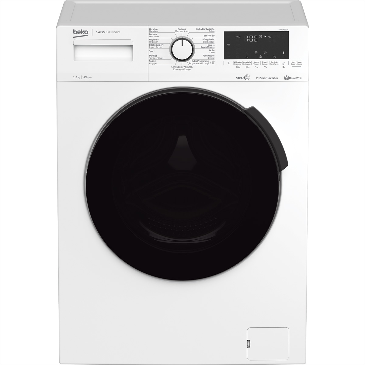 Bild von Beko 50081466CH1 Waschmaschine 8kg Aquasafe+, Steam