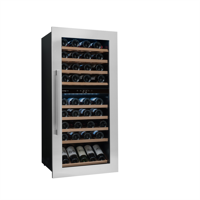Bild von Avintage AVI81XDZA Weinkühlschrank Einbau schwarz 2 Zonen 79 Flaschen