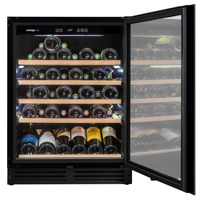 Bild von Avintage AVU51TB1 Weinkühlschrank Einbau schwarz 1-Zone, 53-Flaschen
