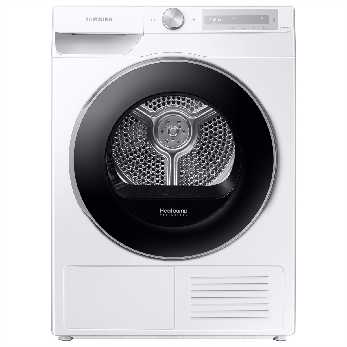 Bild von Samsung DV80T6220LH/S5 Wäschetrockner DV6000, 8kg, Carved Black (Silver-Deco)