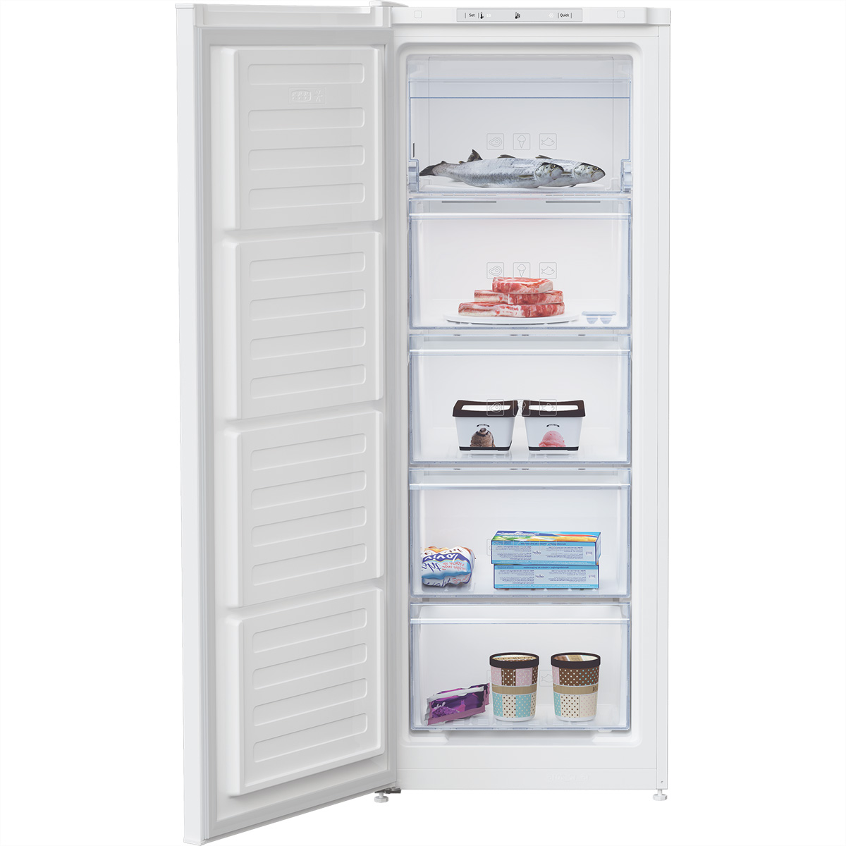 Bild von Beko GF200M40WCHN Gefrierschrank NoFrost 168l weiss