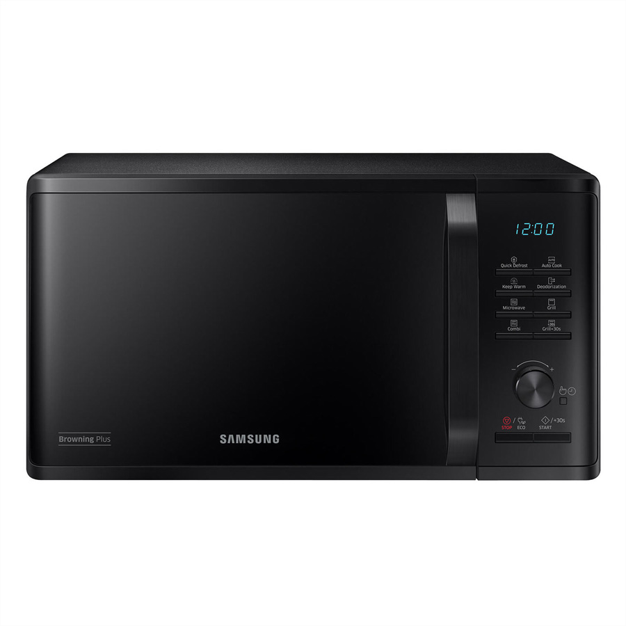 Bild von Samsung MG23K3505AK/SW Mikrowelle mit Grill 23L, 800W, Schwarz