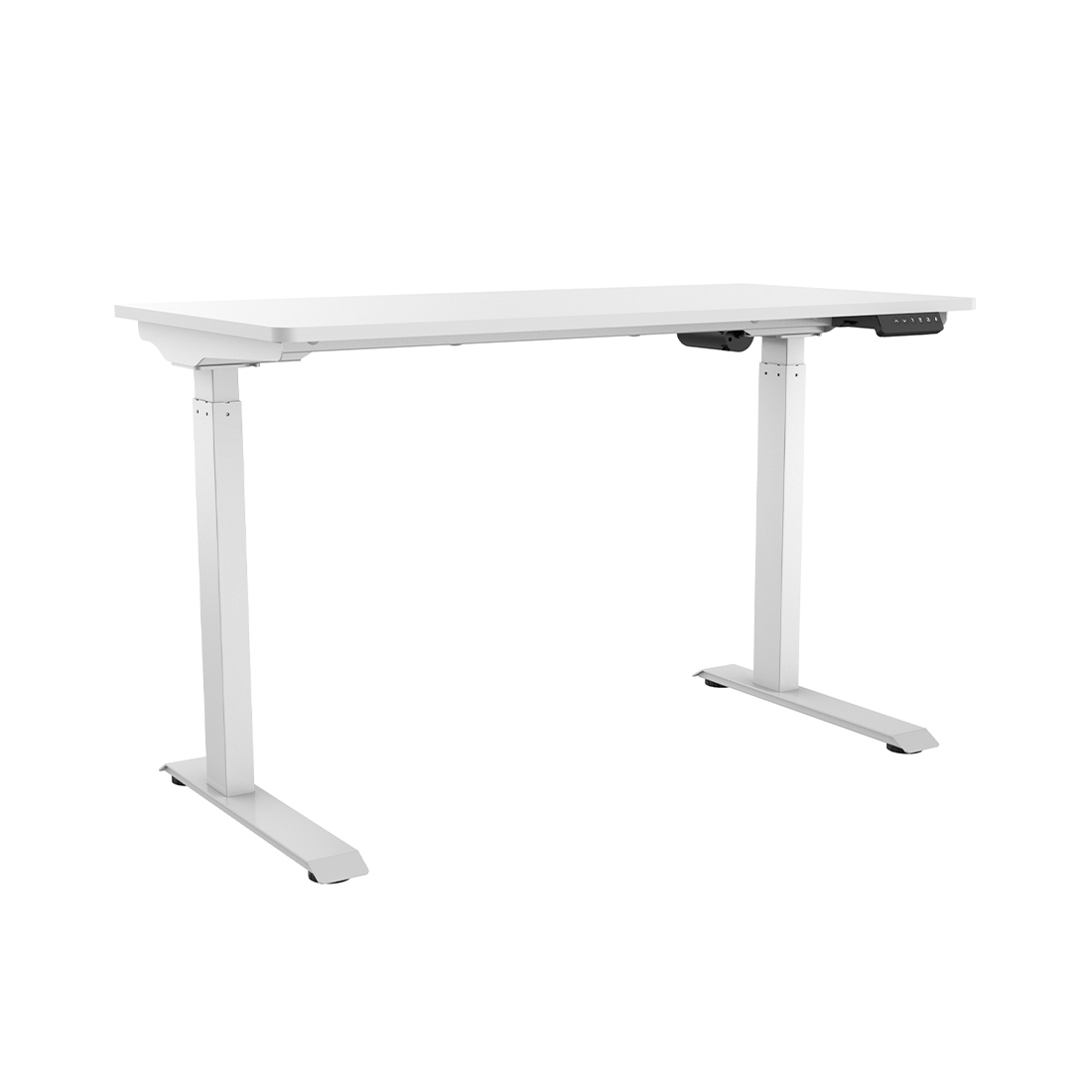 Bild von Contini höhenverstellbarer Bürotisch 1.2x0.6m weiss, 106219