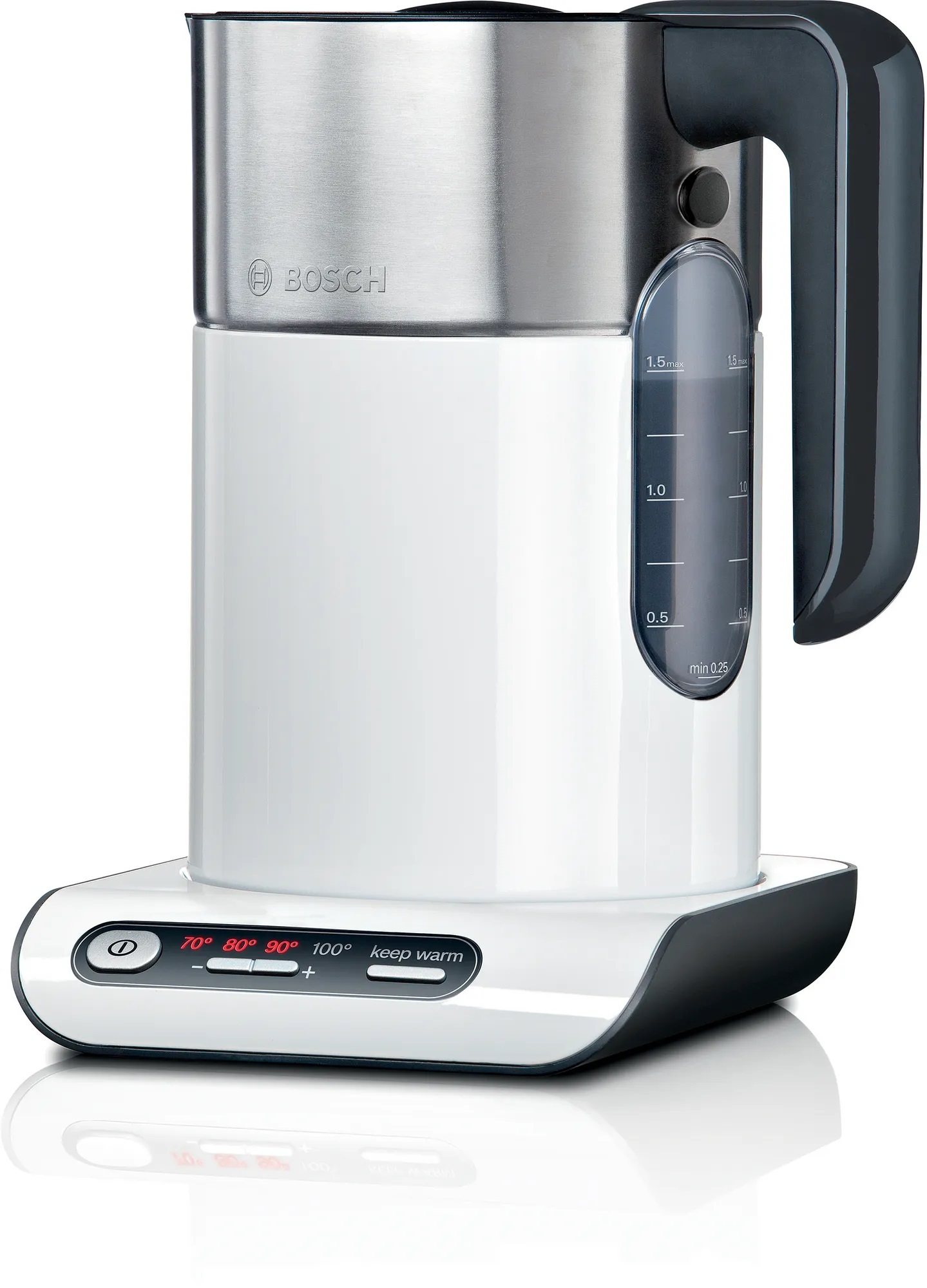 Bild von Bosch TWK8611P Wasserkocher Styline 1.5 l Weiss