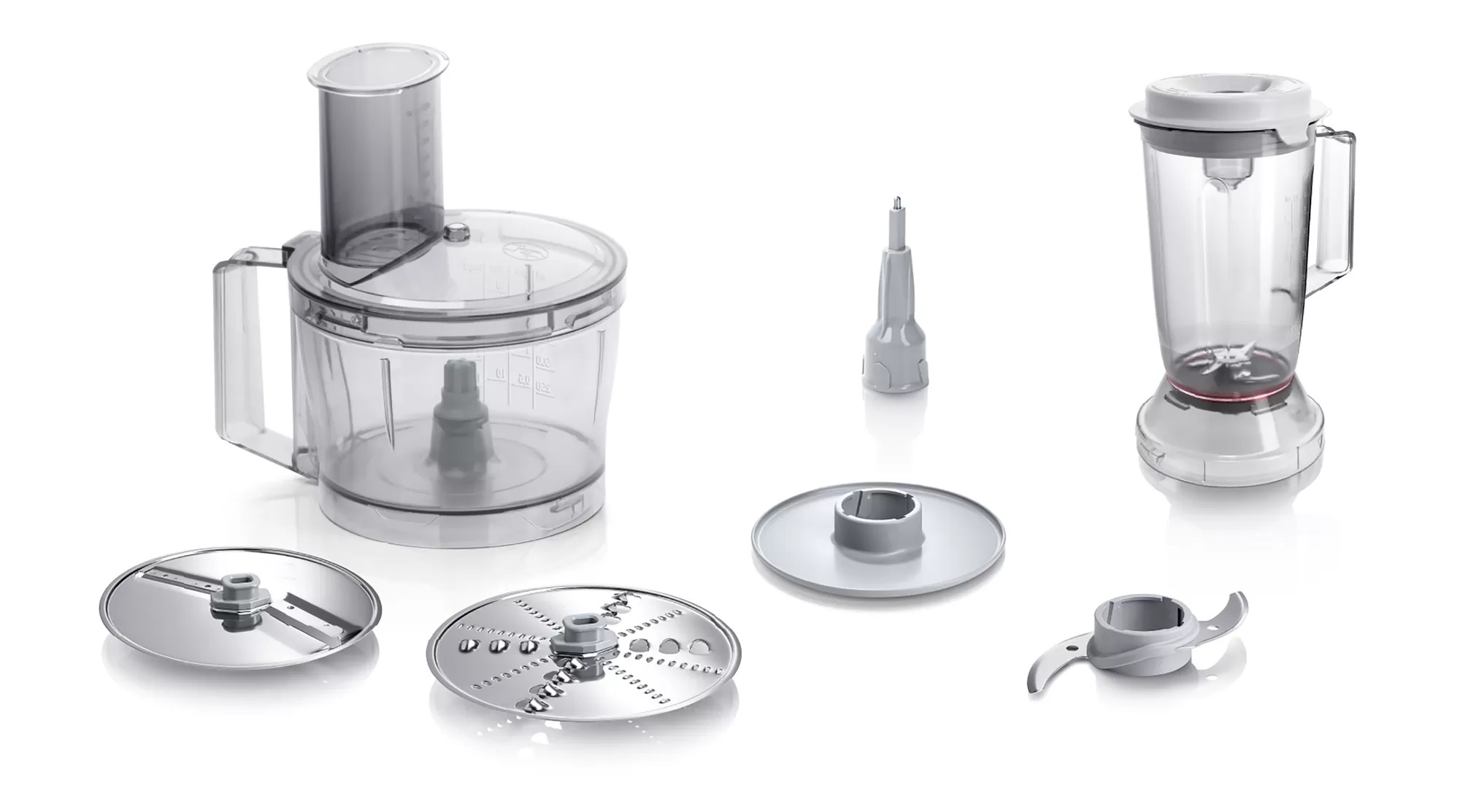 Bild von Bosch MCM3200W Kompakt-Küchenmaschine MultiTalent 3 Weiss 800 W