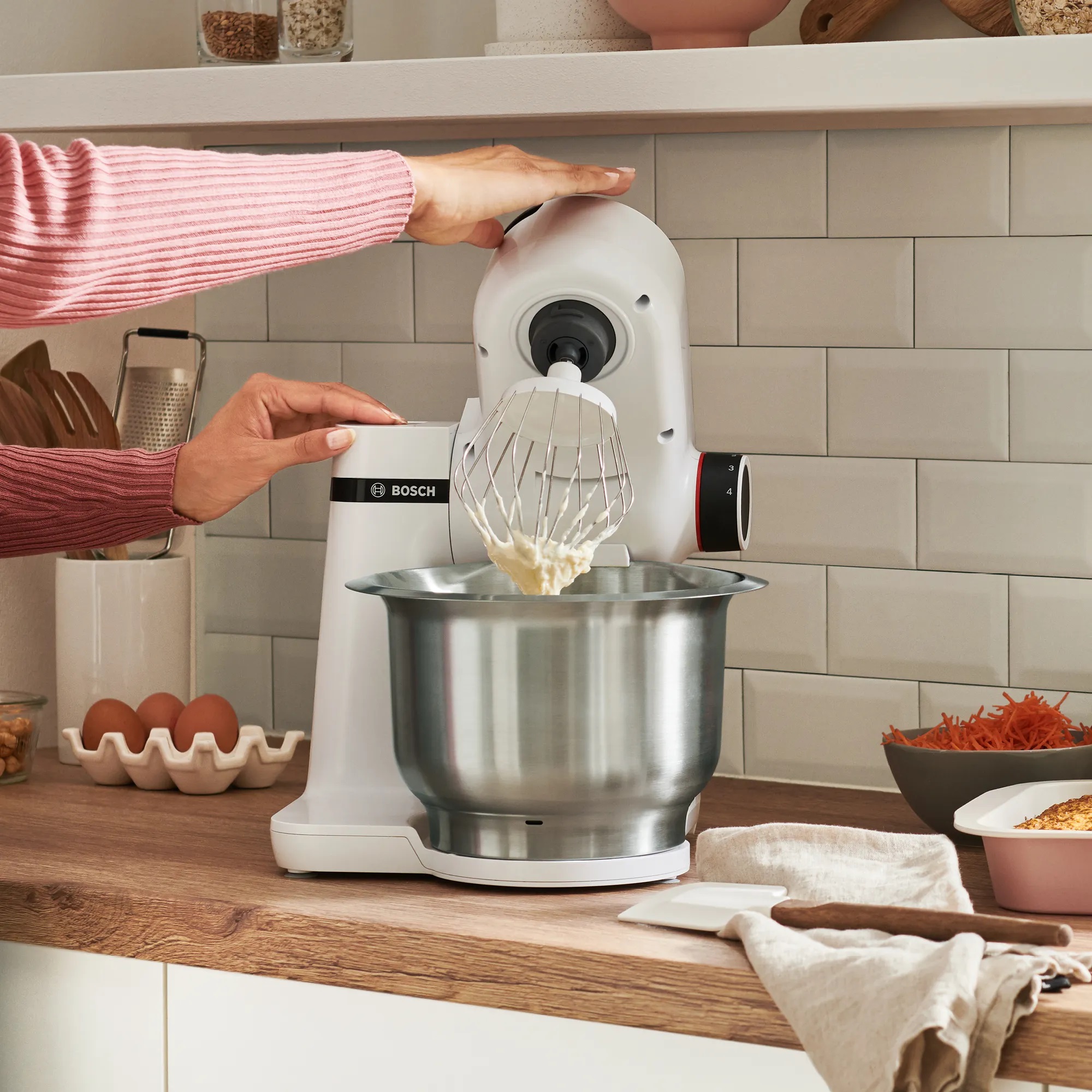 Bild von Bosch MUMS2EW00 Serie 2 Küchenmaschine MUM 700 W weiss