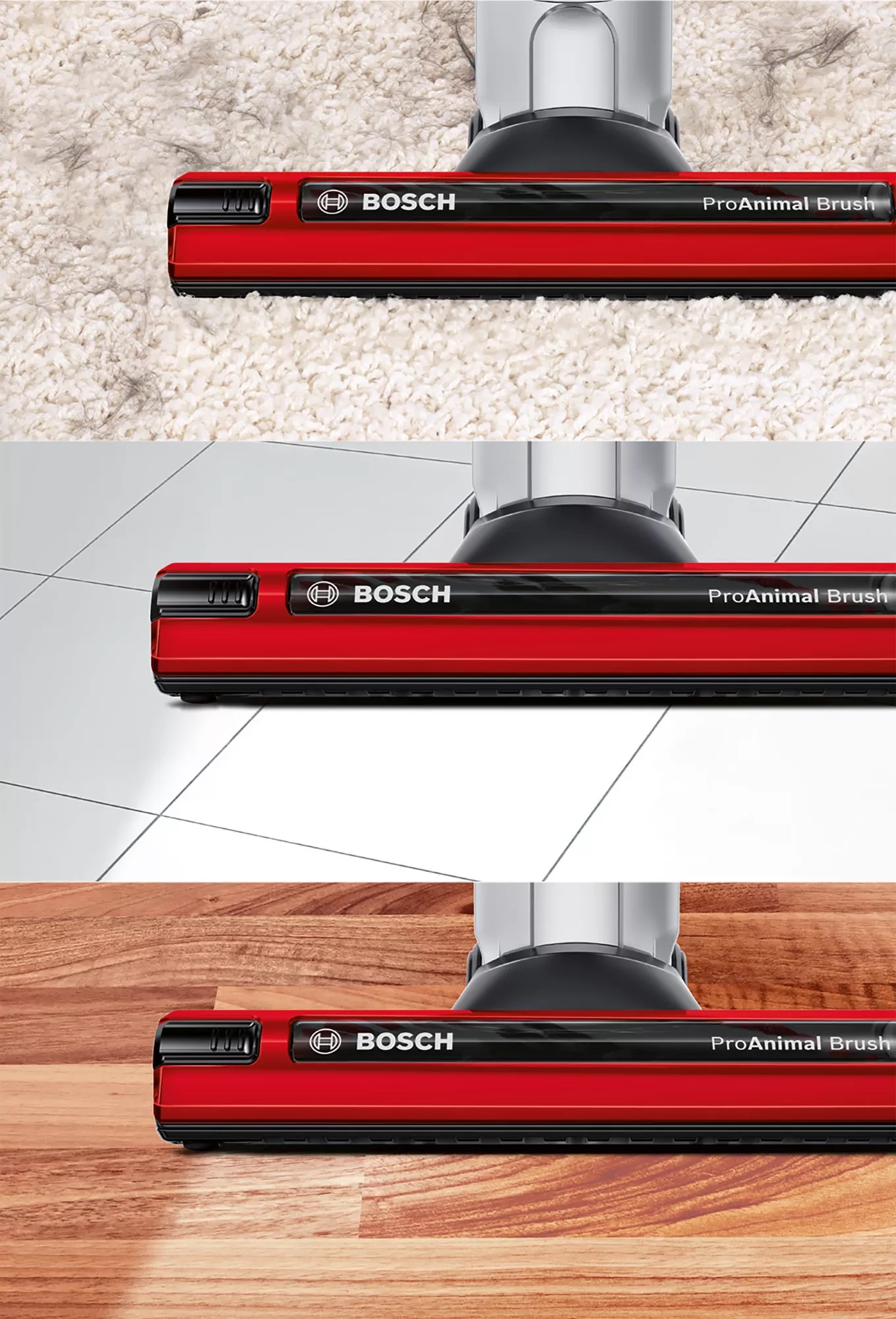 Bild von Bosch BCH6ZOOO Akkustaubsauger Athlet ProAnimal 25.2V Rot