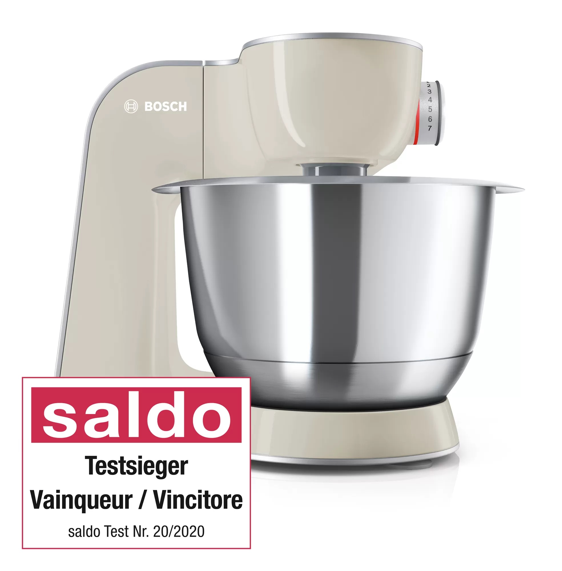 Bild von Bosch MUM58L20 Küchenmaschine MUM5 1000 W Grau silber