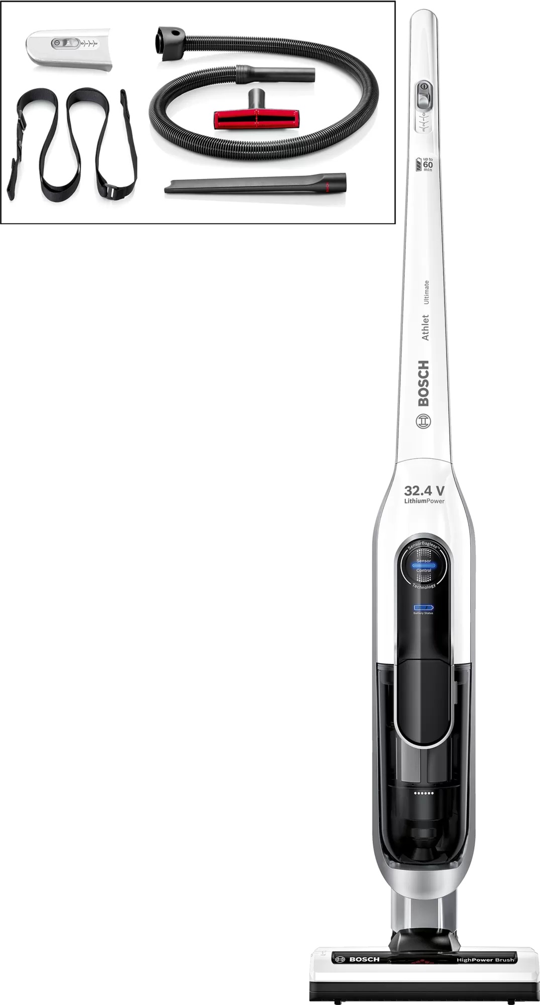 Bild von Bosch BBH73260K Akkustaubsauger Athlet 32.4V Weiss