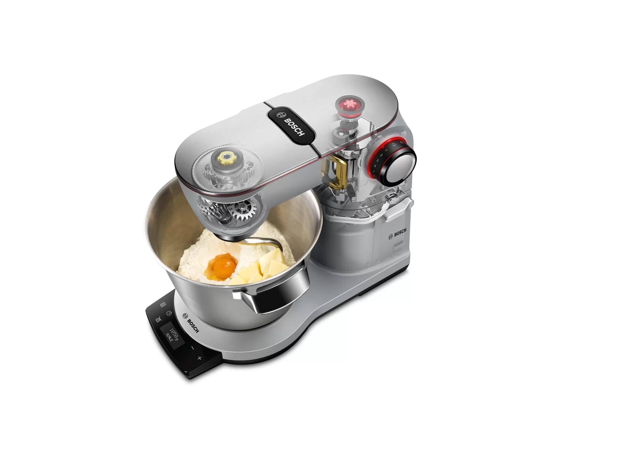 Bild von Bosch MUM9AX5S00 Series 8 Küchenmaschine OptiMUM mit Waage 1500 W Silber