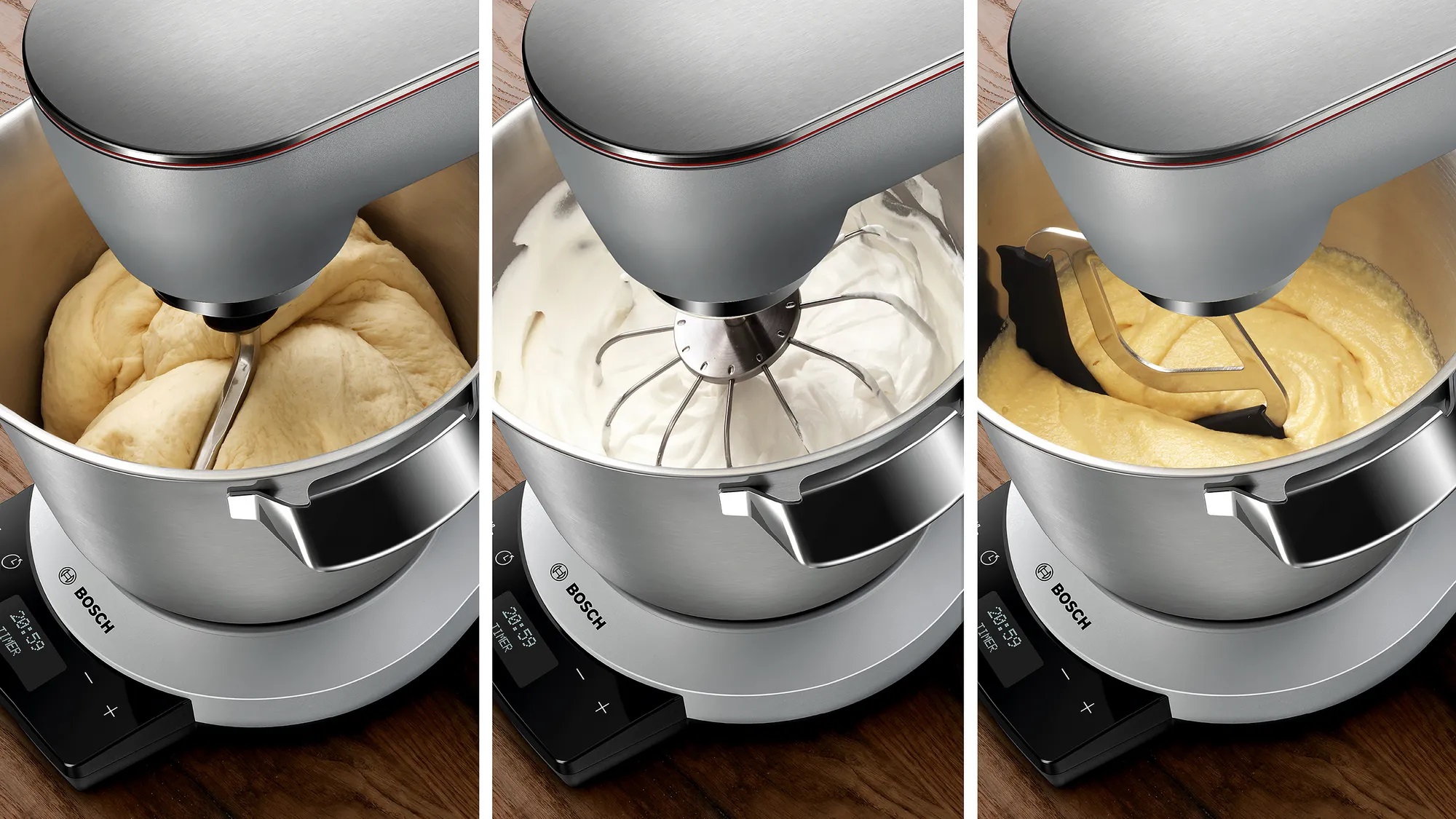 Bild von Bosch MUM9DT5S41 Küchenmaschine Serie 8 OptiMUM 1500 W Silber Schwarz