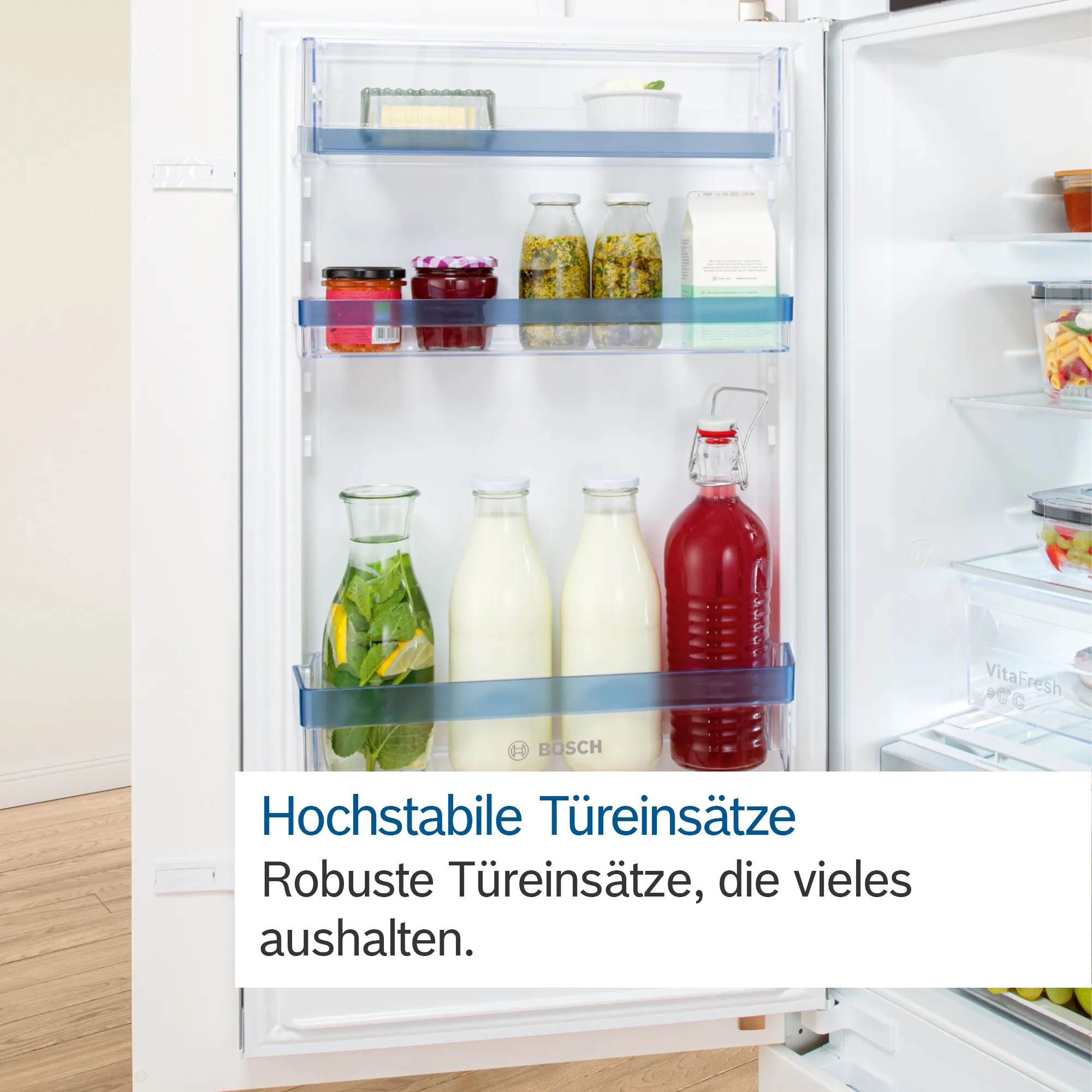 Bild von Bosch KIR41ADD1 Serie 6 Einbau-Kühlschrank 122.5 x 56 cm Flachscharnier mit Softeinzug
