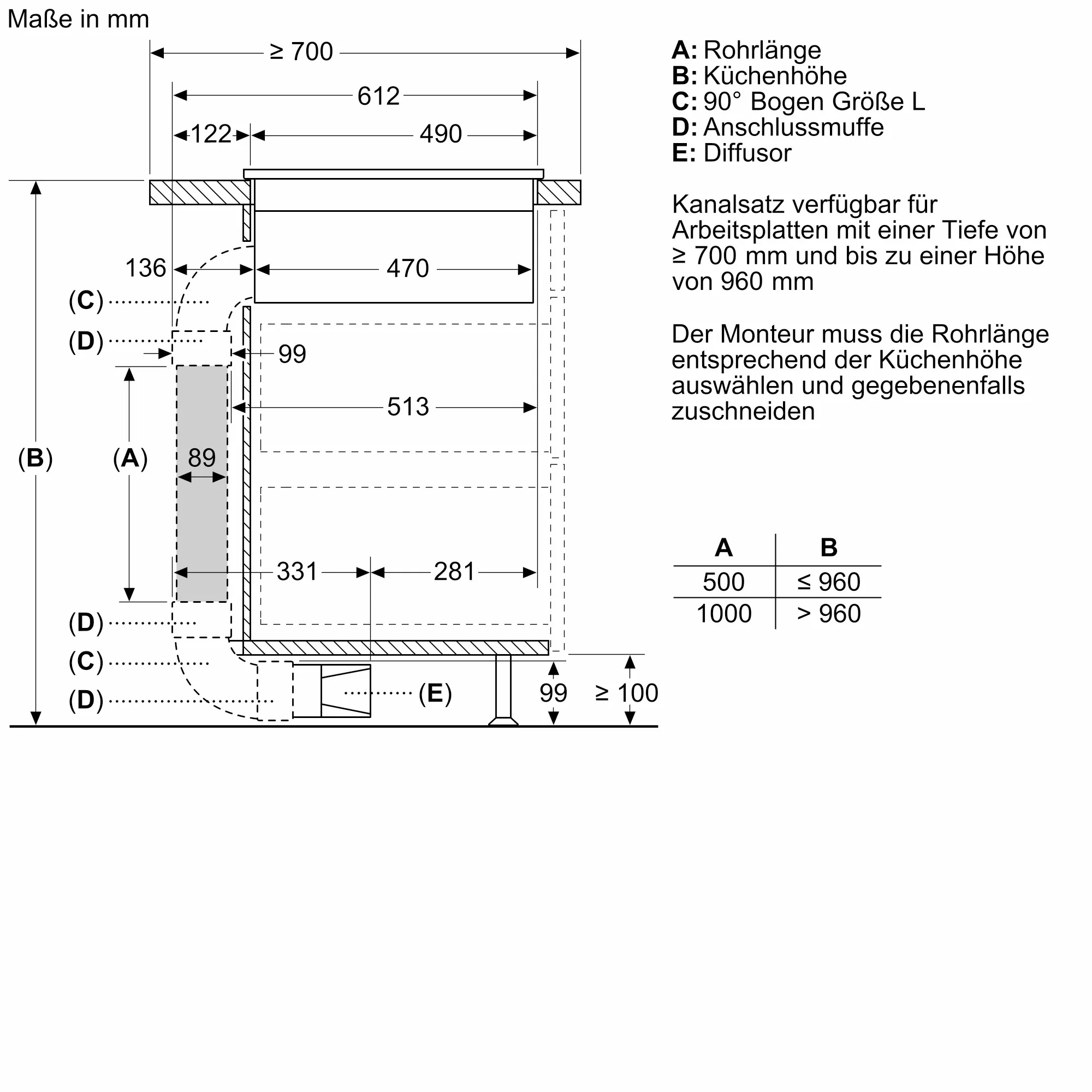 Bild von Bosch PVS611B16E Serie 4 Induktions Kochfeld mit integriertem Dunstabzug 60 cm Rahmenlos aufliegend