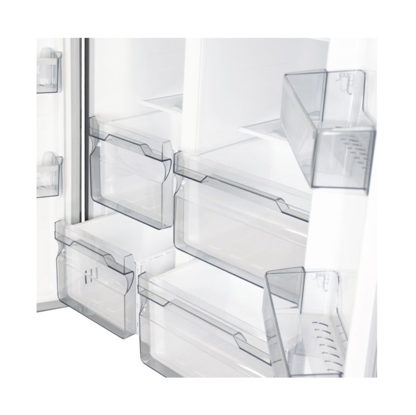 Bild von Kibernetik 532L Food Center Side by Side Chromstahl 532 Liter NoFrost, 19633