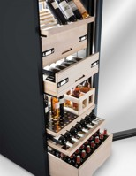 Bild von La Sommelière VIP330V-SL Weinkühlschrank Multizonen Freistehend, 329 Flaschen