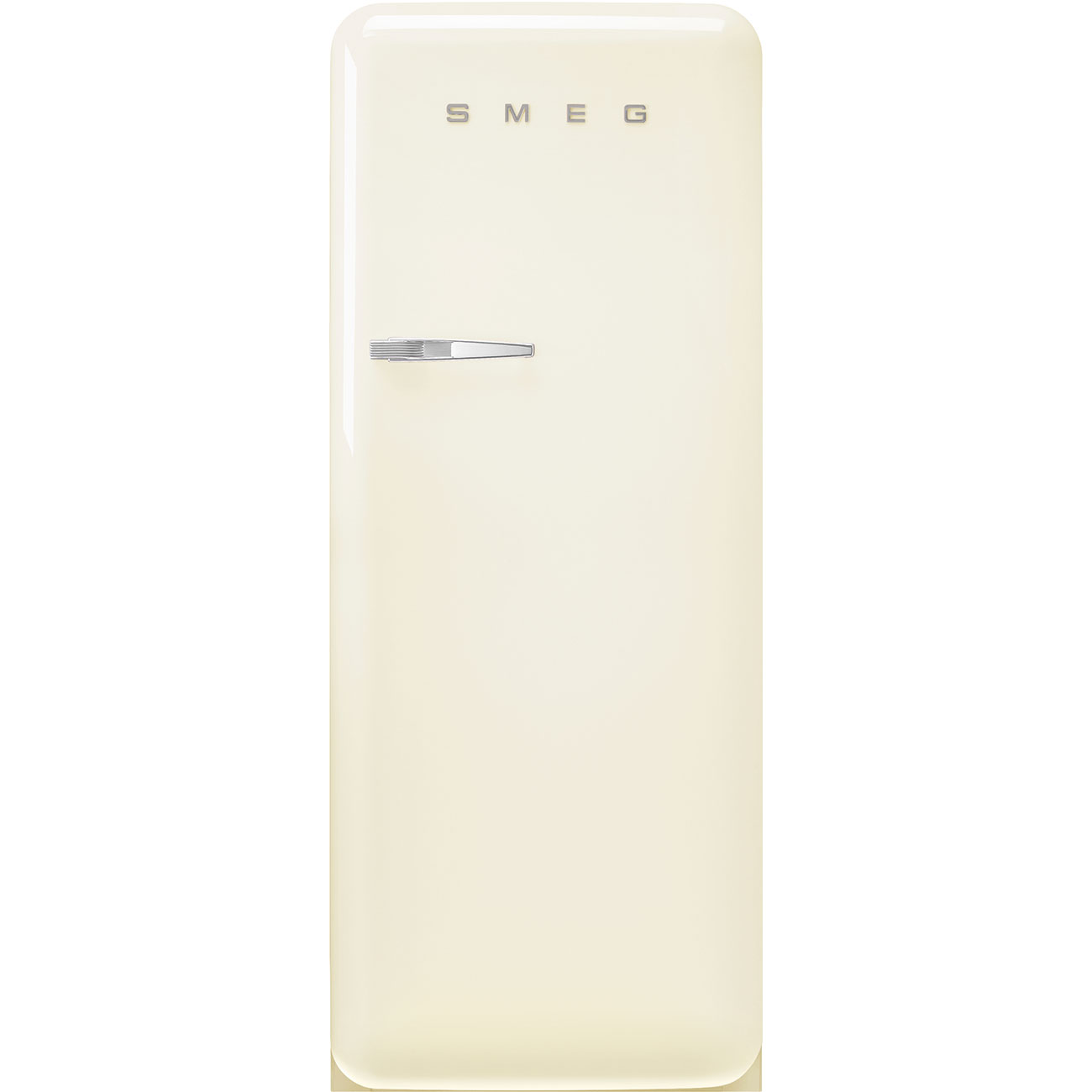 Bild von Smeg FAB28RCR5 Kühlschrank 50's RETRO STYLE CREME freistehend rechts