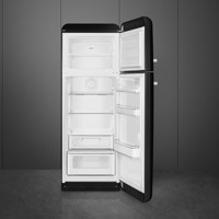 Bild von Smeg FAB30RBL5 Kühlschrank 50's RETRO STYLE SCHWARZ freistehend Rechts