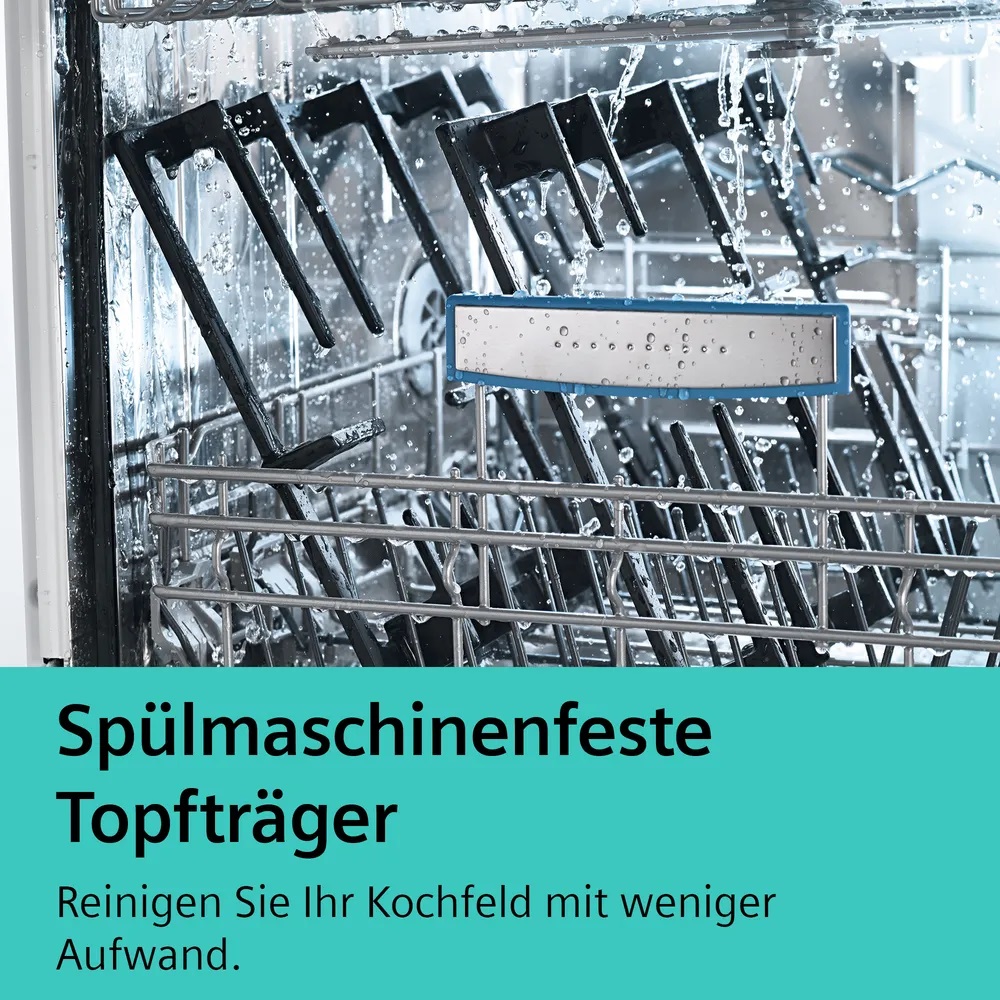 Bild von Siemens ER6A6PB70D  iQ700 Gaskochfeld 60 cm Glaskeramik, Schwarz