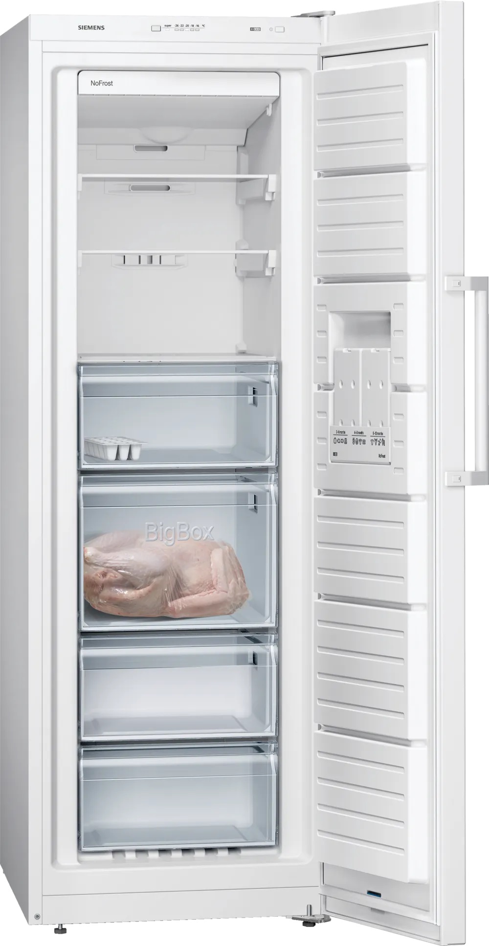 Bild von Siemens GS33NVWEP iQ300 Freistehender Gefrierschrank 176 x 60 cm Weiss