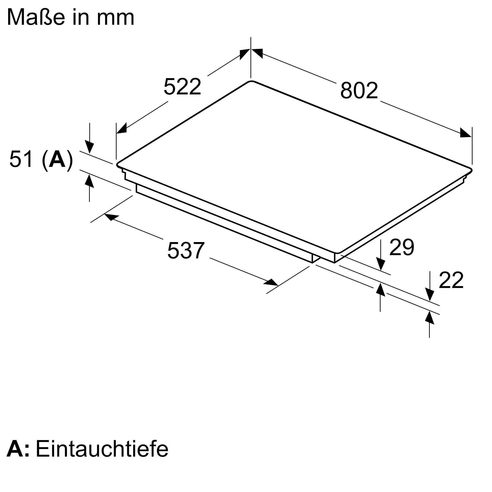 Bild von Bosch PVS831HC1E Serie 6 Induktionskochfeld 80 cm Schwarz, Rahmenlos aufliegend