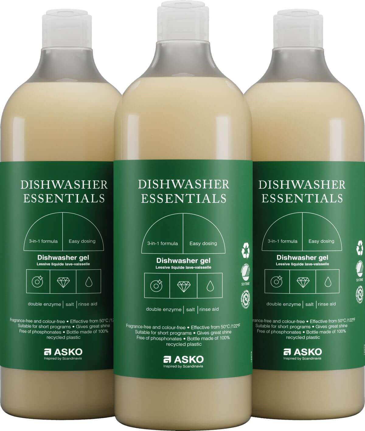 Bild von ASKO LD10 BOX Geschirrspülmittel Gel, 6 Flaschen zu 1000 ml (Karton)  