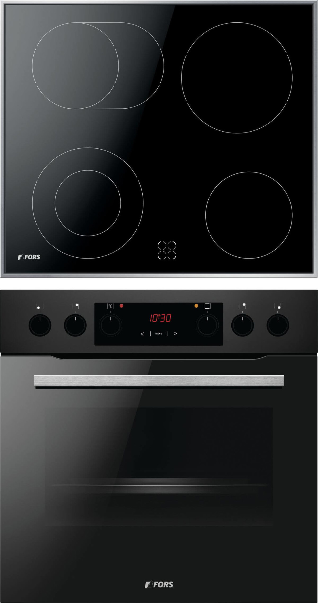 Bild von FORS FCHD 6042 N Kochherd EURO, Schwarz  Schwarz