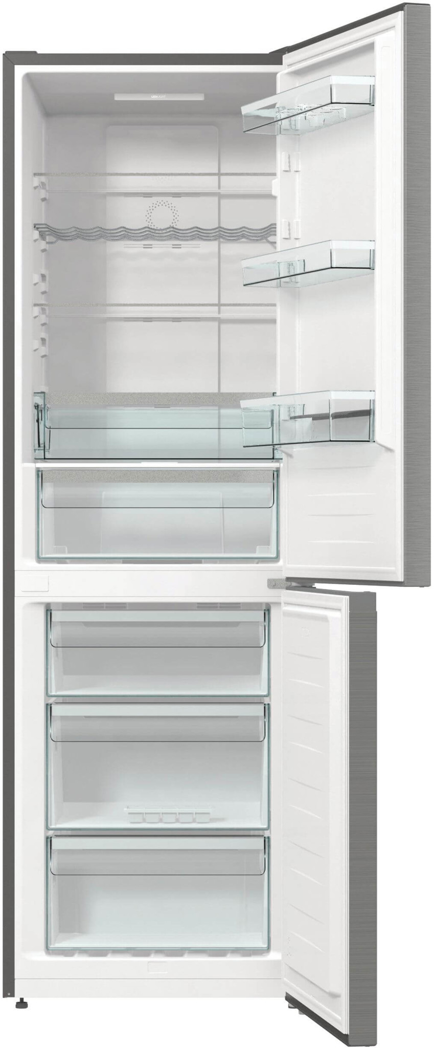 Bild von FORS FFC 601854 NE Kühl-Gefrierkombination freistehend FORS Bandung rechts, wechselbar Front Edelstahllook und silber