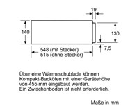 Bild von Bosch BIC630NS1 Serie 8 Einbau Wärmeschublade 60 x 14 cm Edelstahl