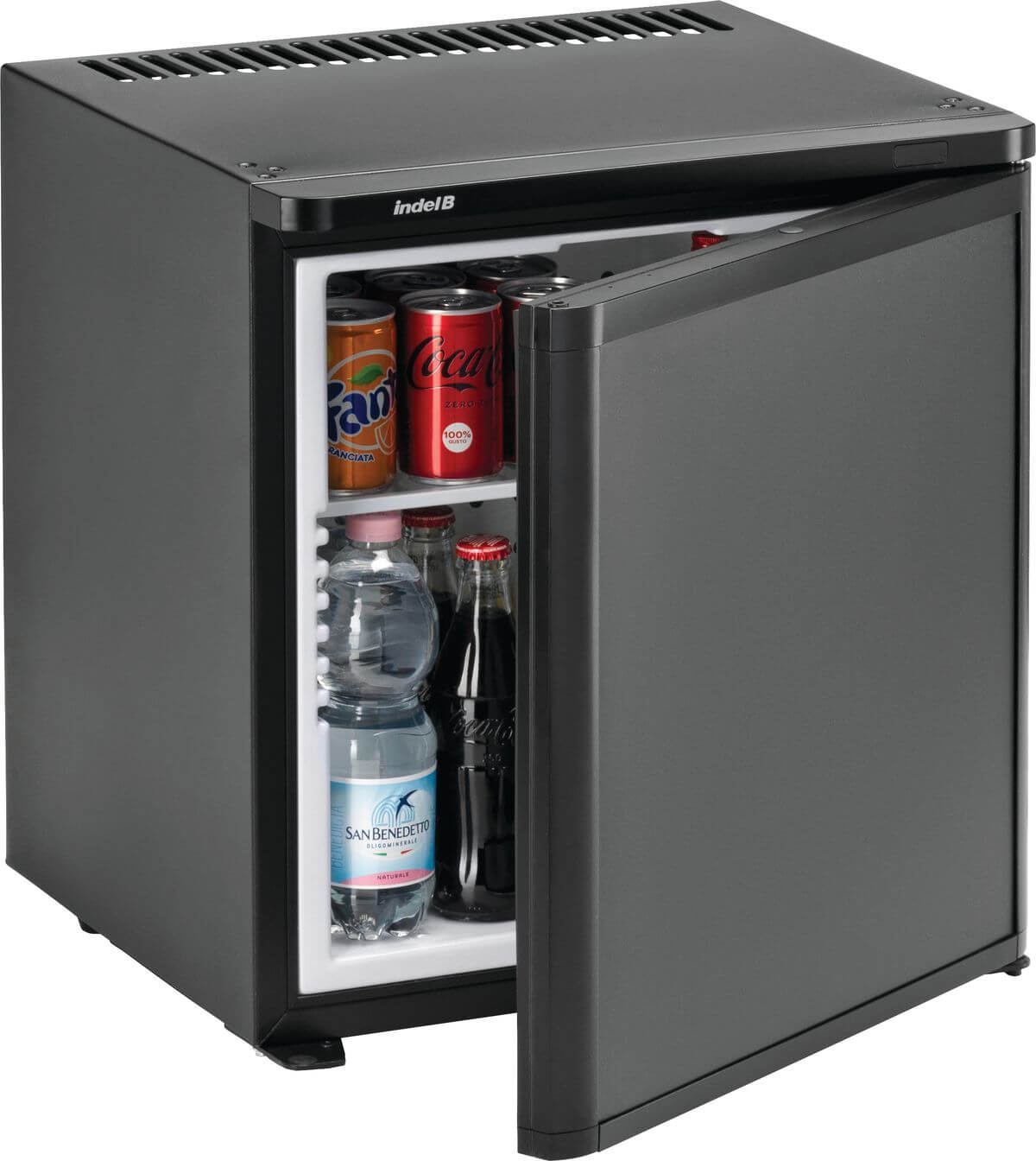 Bild von INDEL B K 20 ECOSMART Minibar Smart System Bandung links, wechselbar Anthrazit
