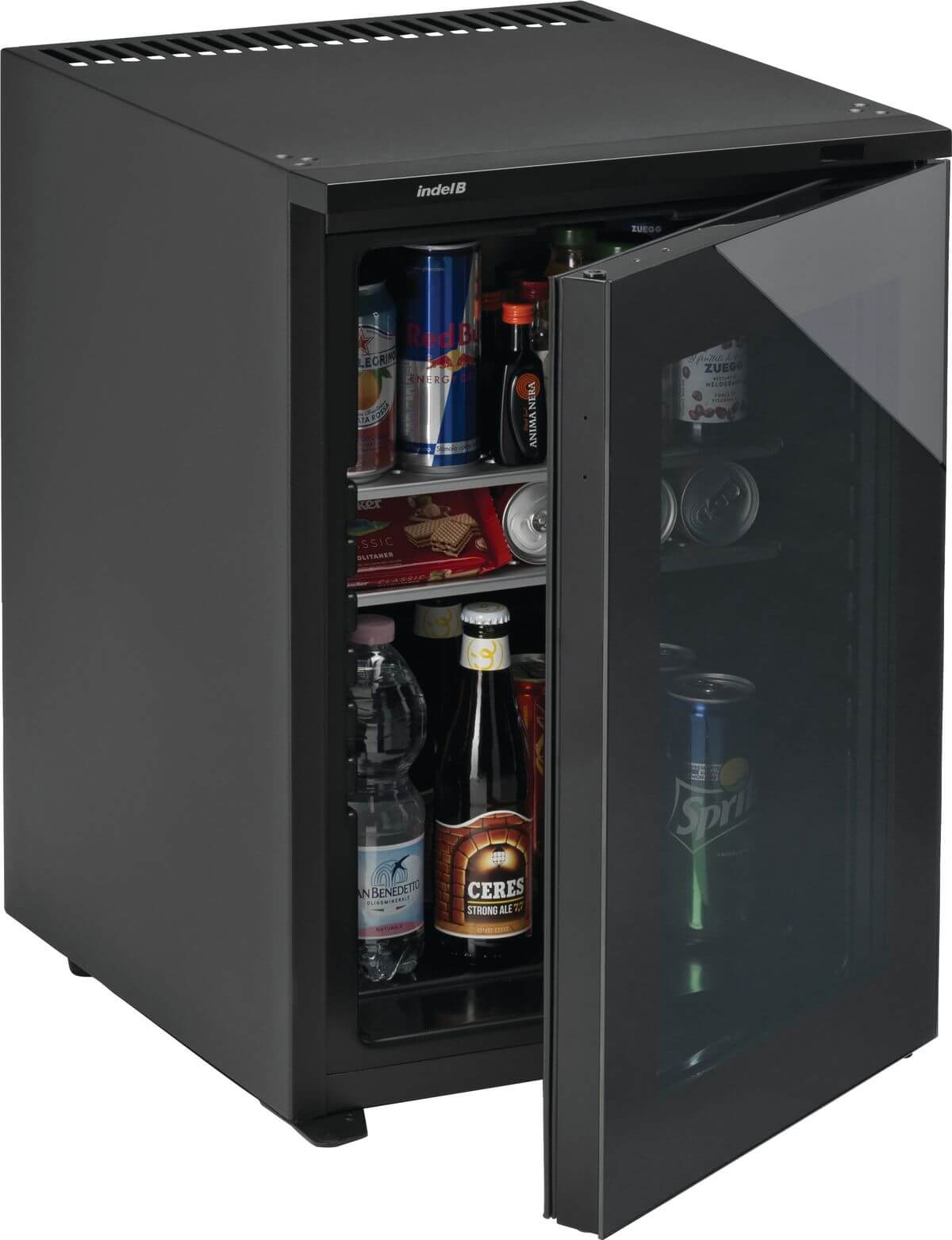 Bild von INDEL B K 40 ECOSMART PV B Minibar Smart System Bandung rechts, wechselbar Black Steel