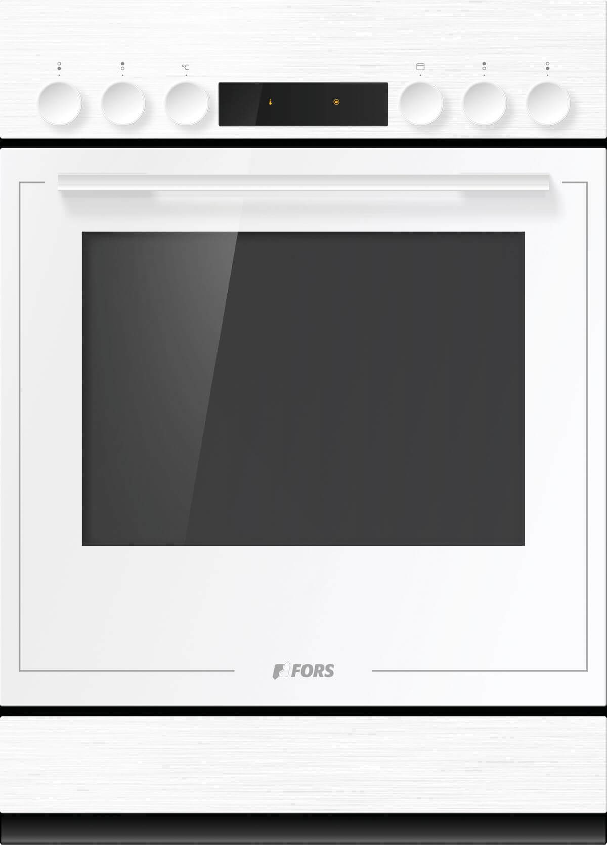 Bild von FORS CM 554-1 W Kochherd 55 cm Weiss