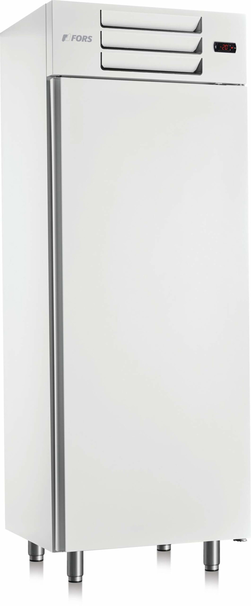 Bild von FORS GFS 550 W Gastronomie-Gefrierschrank, Volltür, weiss, GN 2/1 Bandung rechts, wechselbar Weiss