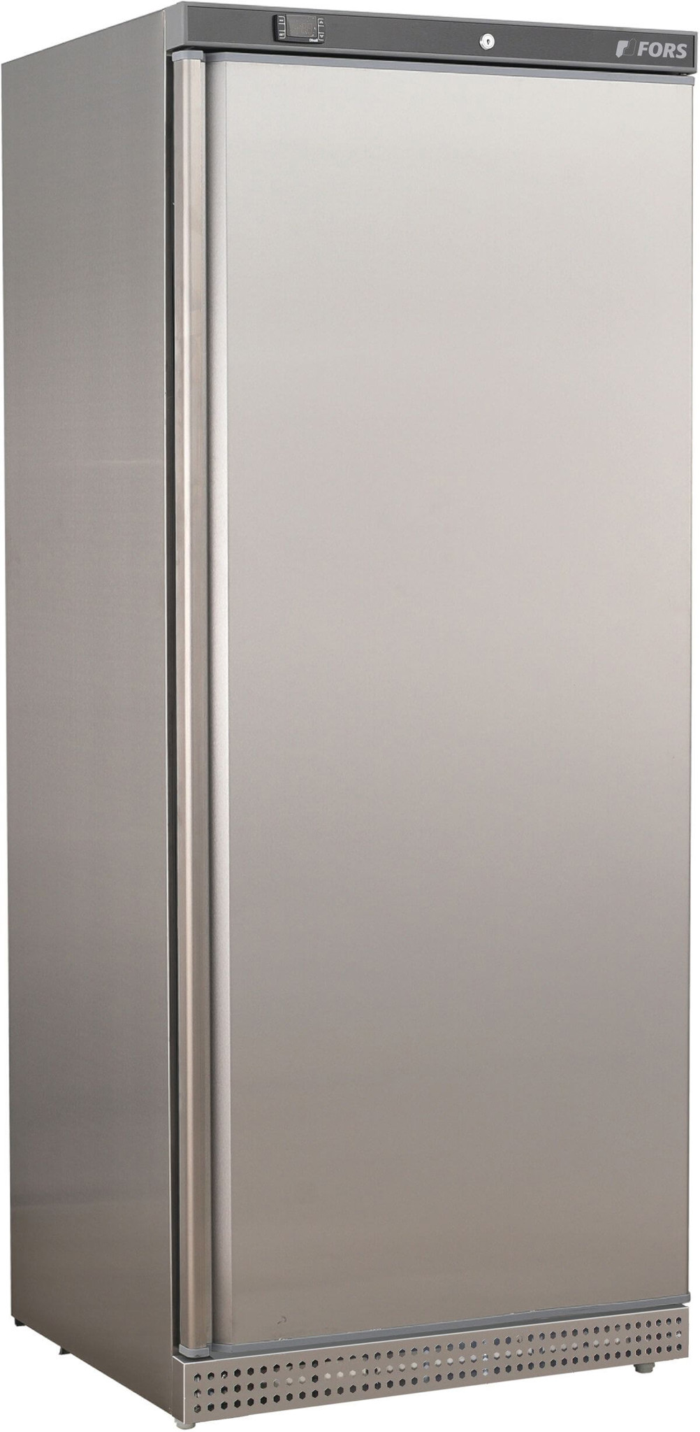 Bild von FORS GUCV 6000 ES Gastronomie-Kühlschrank, Volltür, Edelstahl, GN 2/1 Bandung rechts, wechselbar Edelstahl
