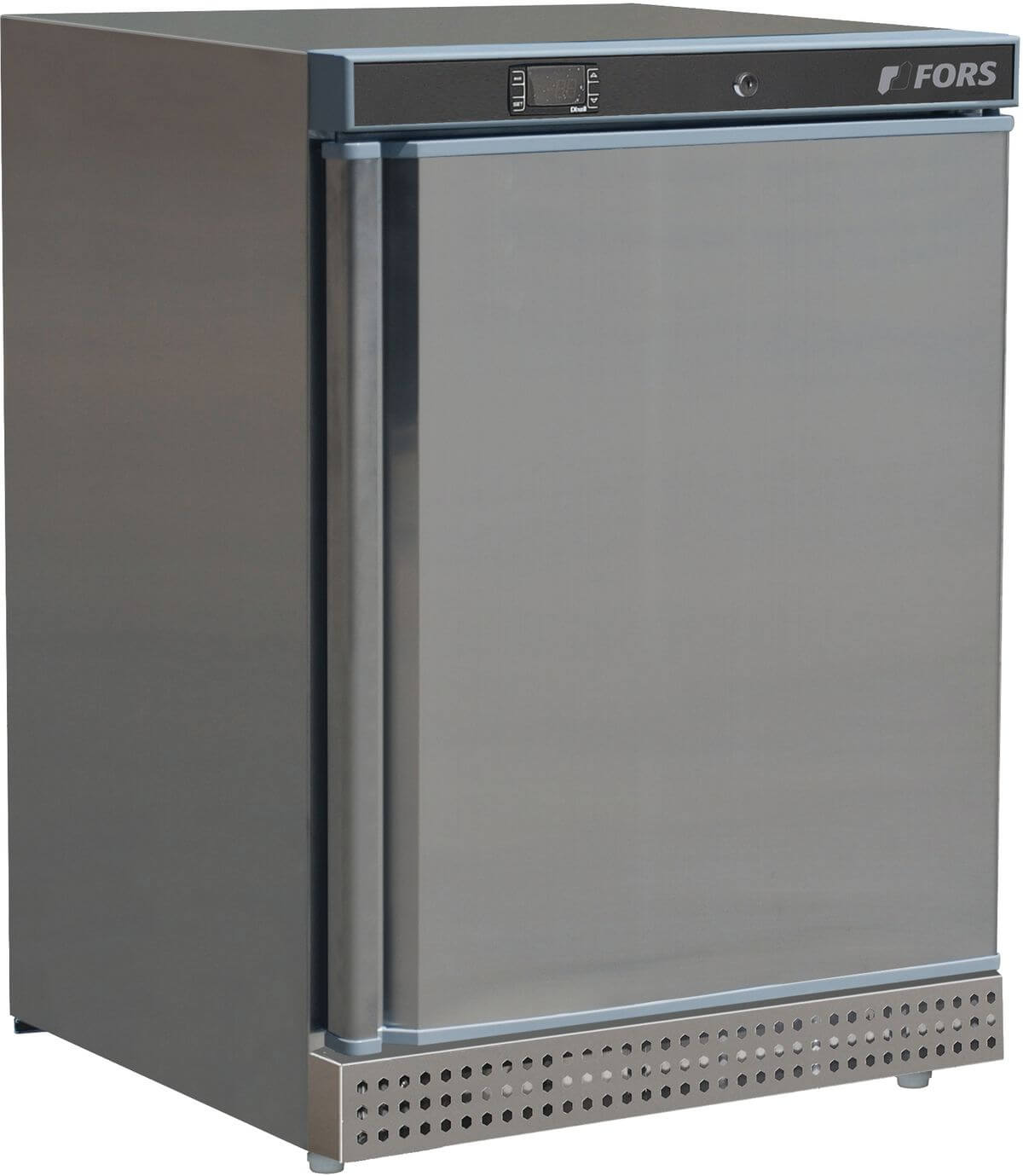 Bild von FORS UFV 1200 ES Gewerbe-Gefrierschrank, Volltür, Edelstahl Bandung rechts, wechselbar Edelstahl