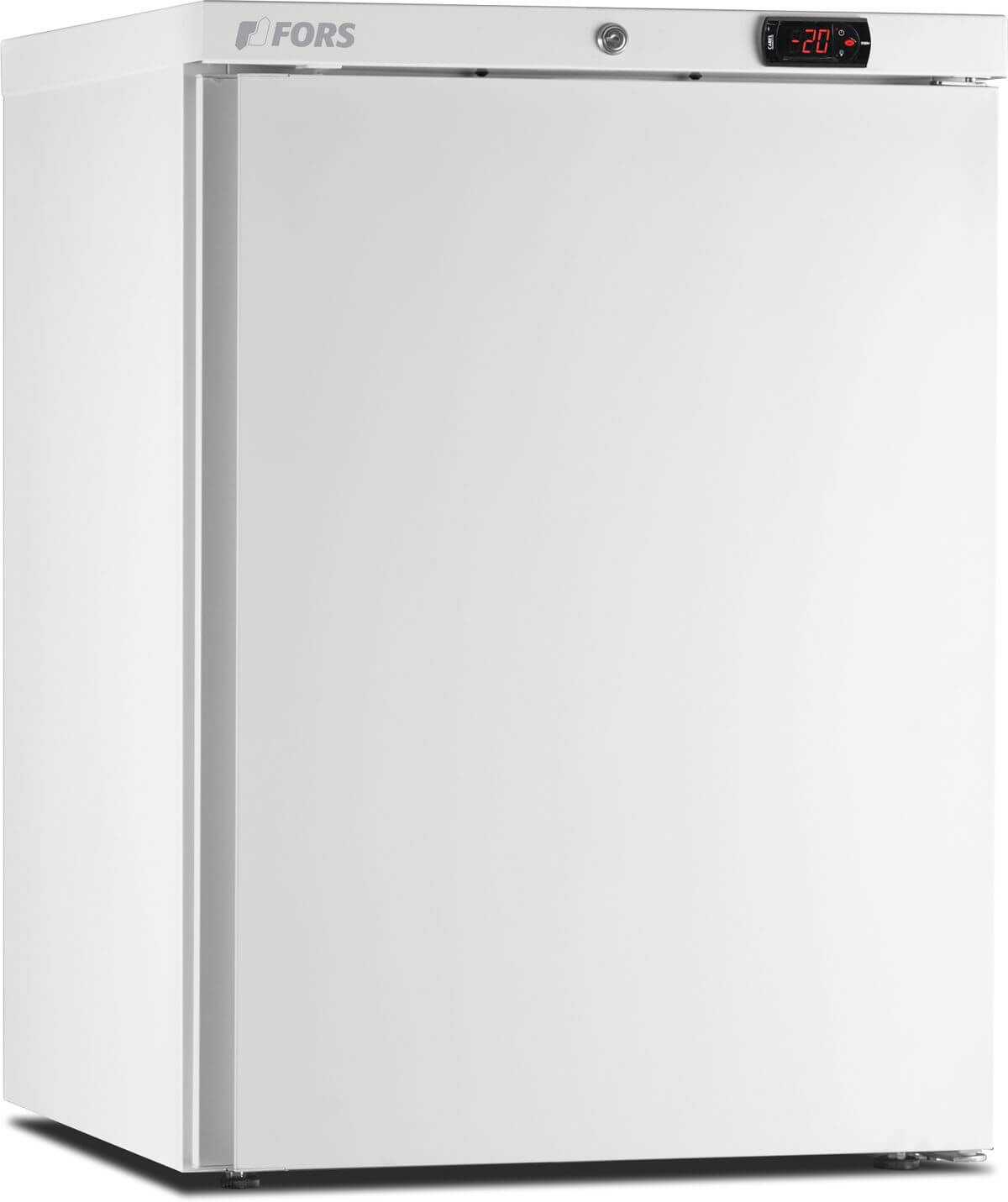 Bild von FORS CFS 150 W Gewerbe-Gefrierschrank, Volltür, weiss Bandung rechts, wechselbar Weiss