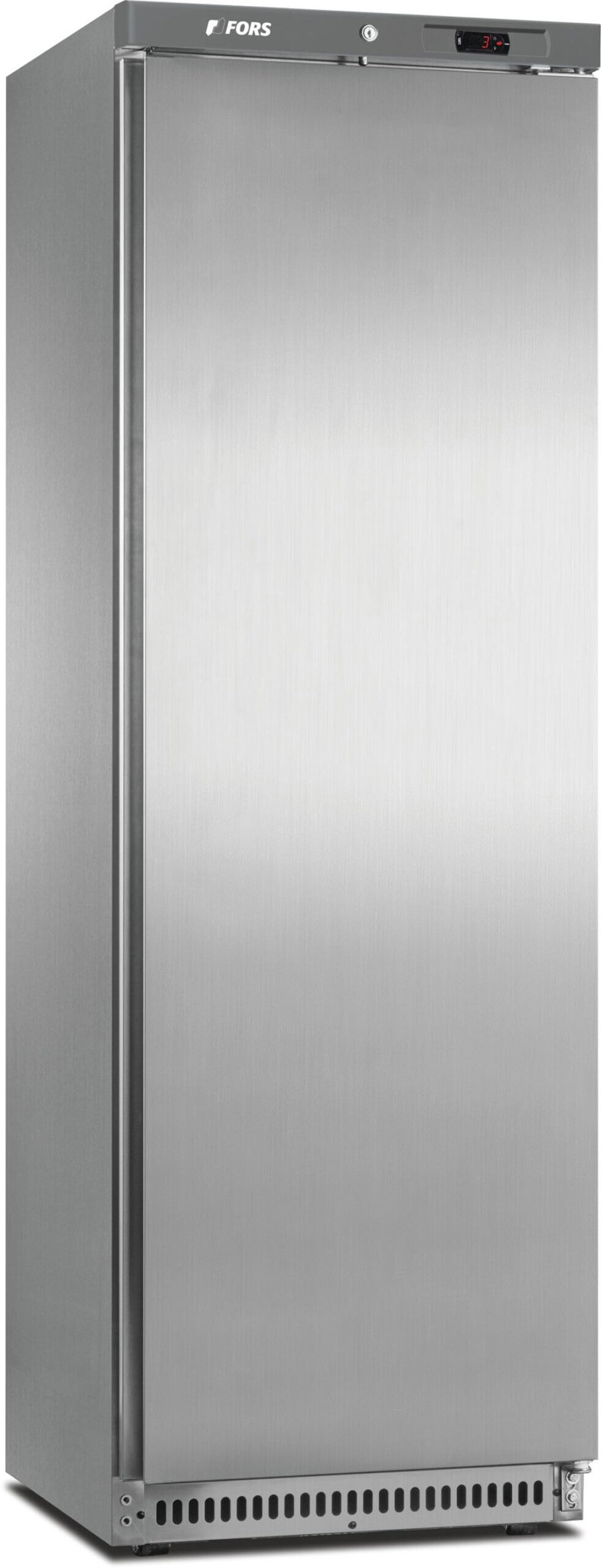 Bild von FORS CCV 400 ES Getränke- & Gewerbe-Kühlschrank, Volltür, Bandung rechts, wechselbar Edelstahl