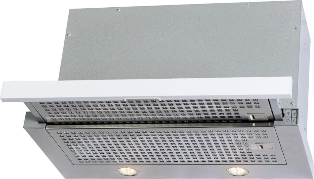 Bild von FORS Slide 60 W-2 Extraflache Abzugshaube aus Metall  Weiss