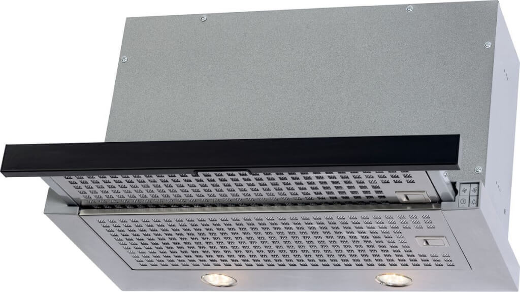 Bild von FORS Slide 90 N Extraflache Abzugshaube aus Metall  Schwarz