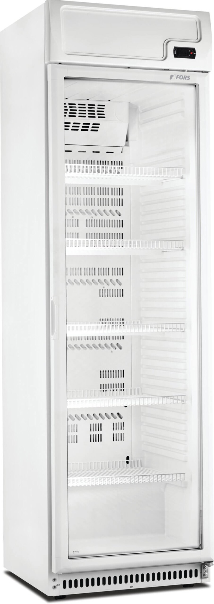 Bild von FORS CCDV 401 WG Getränke-Kühlschrank, Glastür/Display, Bandung rechts fest Weiss