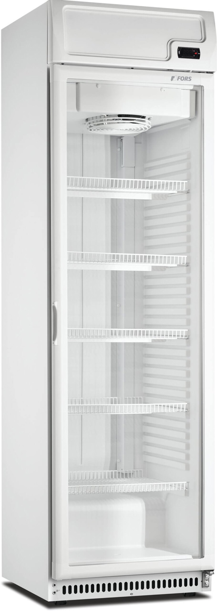 Bild von FORS CCDV 402 WG Getränke-Kühlschrank, Glastür/Display, Bandung rechts fest Weiss
